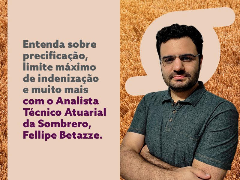 Entenda sobre a precificação, limite máximo de indenizações e muito mais com o Analista Técnico Atuarial da Sombrero, Fellipe Betazze.